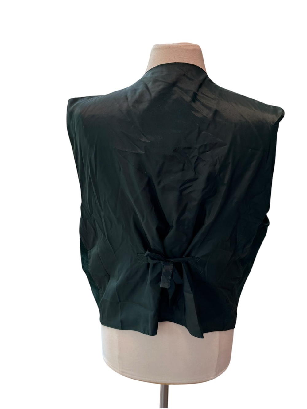 VINTAGE VEST SUEDE Leather FRONT WOMEN'S 22W Lauren Brooke Boho Hippie Western - Picture 4 of 6